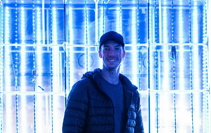 The Spatial Series Artist Matthew Jones close-up